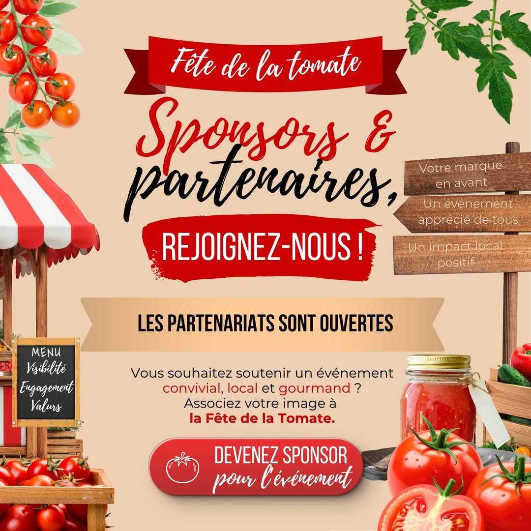partenariat fête de la tomate